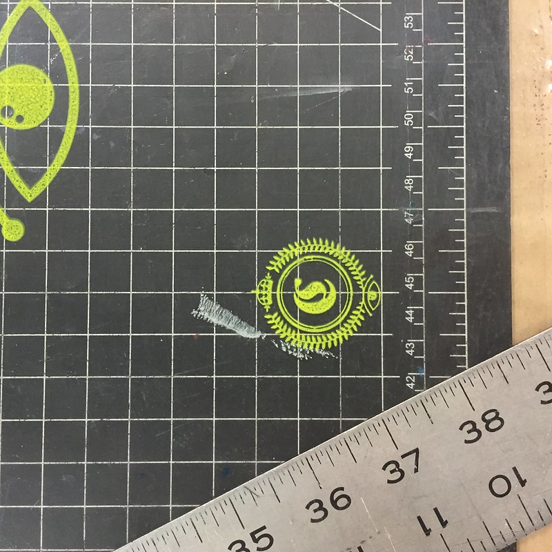 Cutting board for collages.